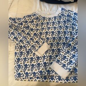 Roller Rabbit Blue and White Sweatshirt